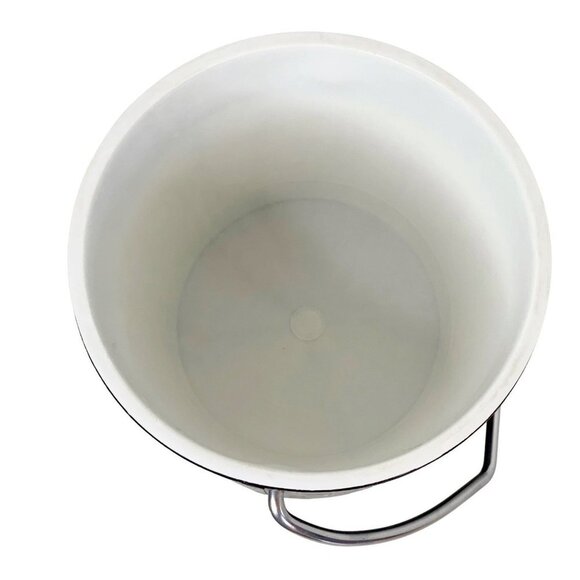 Vintage Irvinware Faux Leather Alligator Print Ice Bucket MCM - Picture 8 of 11